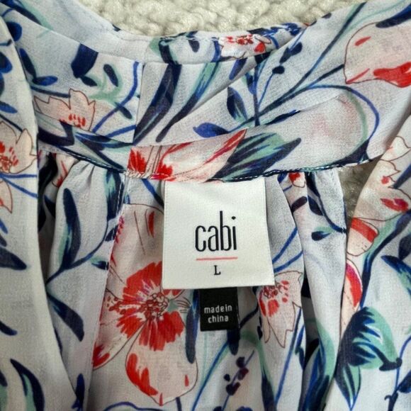 Cabi Stem Floral Sleeveless Blouse - Picture 4 of 9